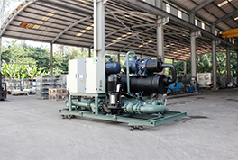 出口國外的水冷低溫機，用的是環(huán)保冷媒R404A
